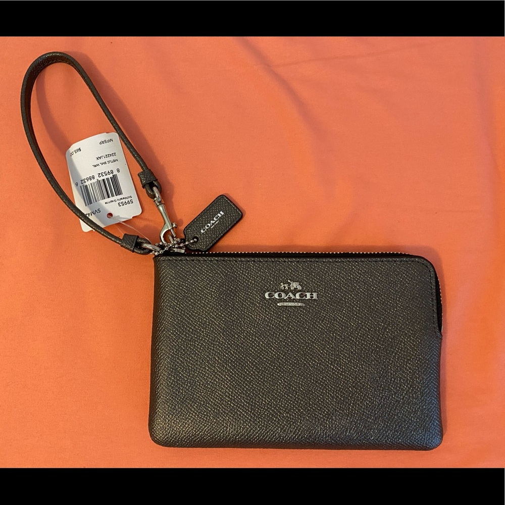 Coach sparkly wristlet
